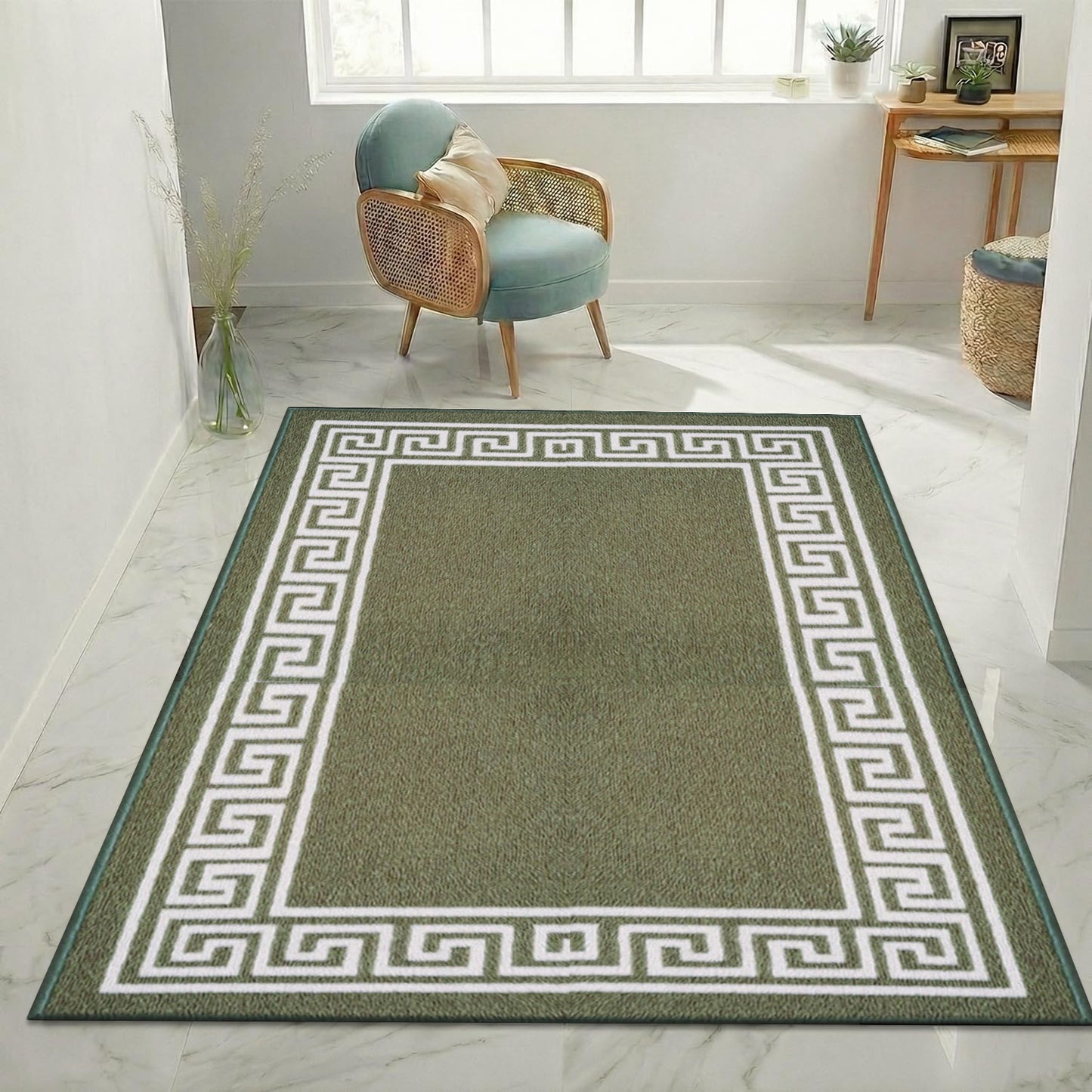 Greeky Non Slip Area rug door mat Hall Runner Rug Long Hallway Runner Kitchen Carpet Door Mats Floor Mats