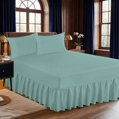 Extra Deep Fitted Sheet UK | 25CM Soft Bed Sheet Single Double King | Design 0137 Small Double Silver Grey