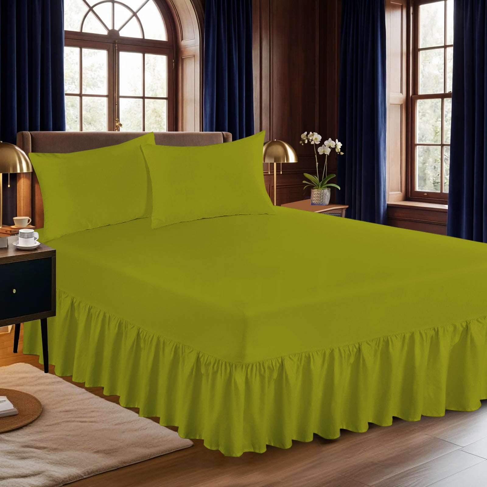 Extra Deep Fitted Sheet UK | 25CM Soft Bed Sheet Single Double King | Design 0137 Small Double White