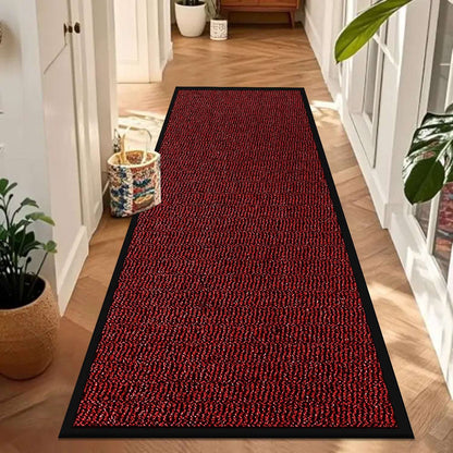 Non Slip Rubber Door Mat UK | Indoor Outdoor Heavy Duty Entrance Mat | Design 0115 60 x 90 cm Brown - Sunny Rubber Mat