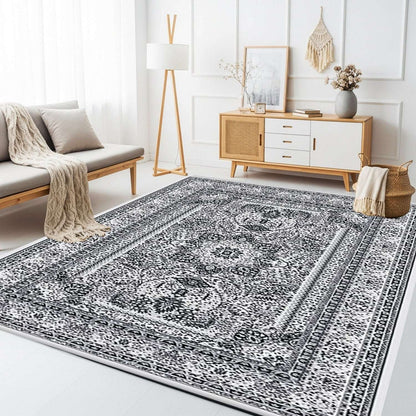 Non Slip Hallway Runner Rug UK | Long Kitchen Carpet Runner Mat | Design 0105 60 x 110 cm Beige - Marrakesh 207