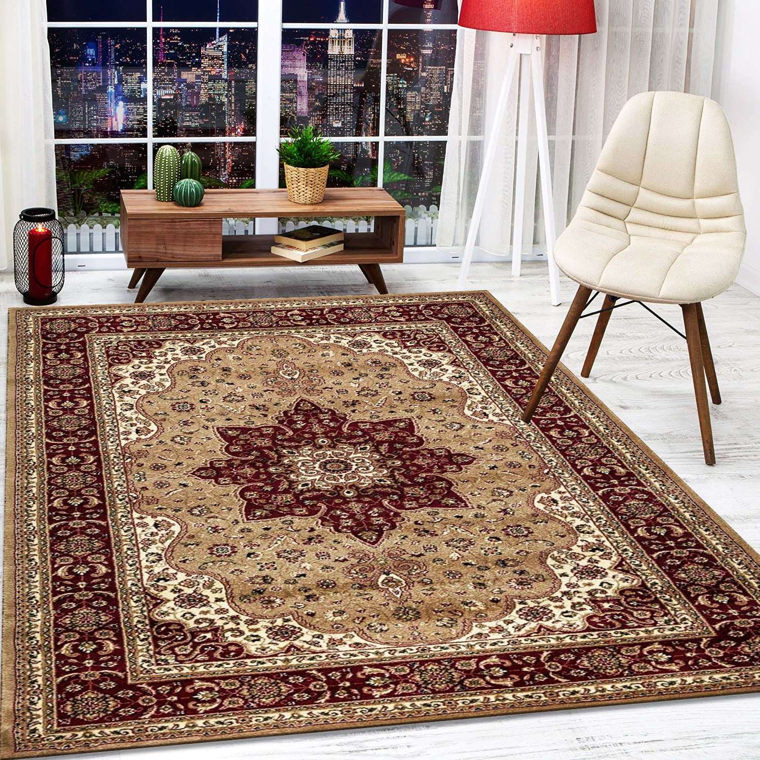 Traditional Kitchen and Hall Area Rug - Black