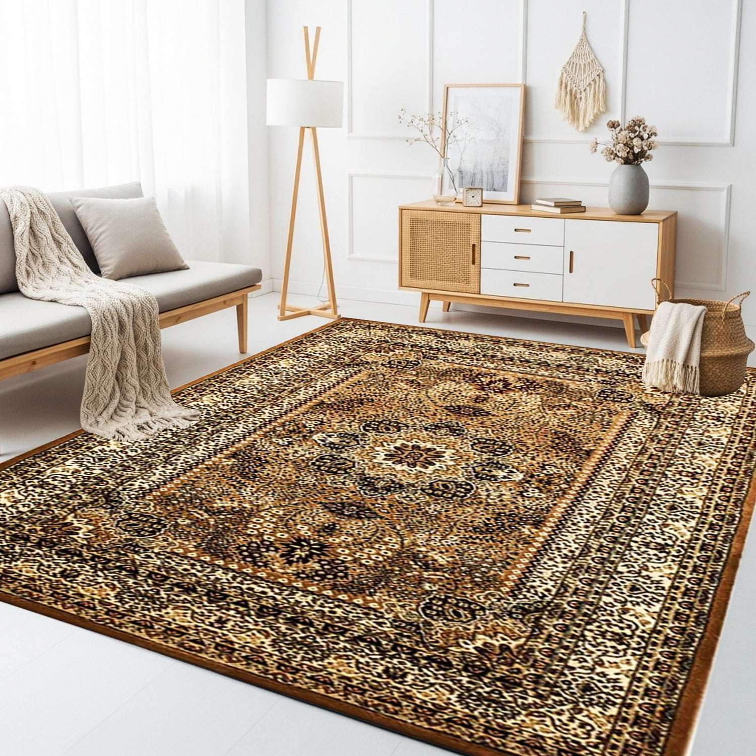 Soft Large Area Rug - Red