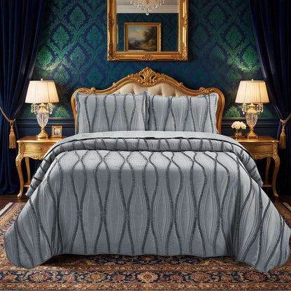 Luxury Quilted Bedspread UK | Bedding Throw for Double King Super King | Design 0101 Pink Bedspread - Cosy Single Bedspread