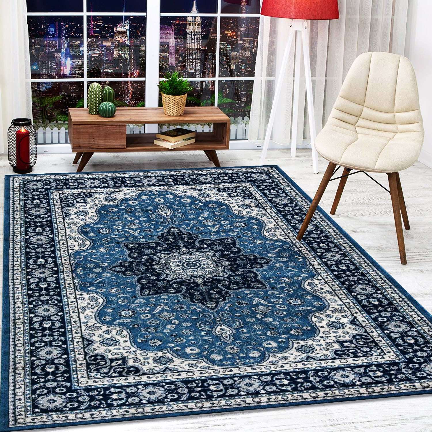 Non Slip Hallway Runner Rug UK | Long Kitchen Carpet Runner Mat | Design 0108 80 x 300 cm (2 ft 6 in x 10 ft) Grey - Rome Rug