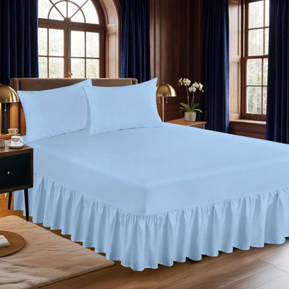 Extra Deep Fitted Sheet UK | 25CM Soft Bed Sheet Single Double King | Design 0137 Small Double Burgundy