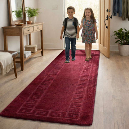 Non Slip Rubber Door Mat UK | Indoor Outdoor Heavy Duty Entrance Mat | Design 0097 40 x 60 cm (1 ft 3 in x 2 ft) Beige Brown - Gel Back 58