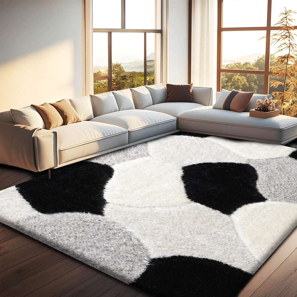 Non Slip Hallway Runner Rug UK | Long Kitchen Carpet Runner Mat | Design 0050 60 x 110 cm Brown Beige Cream - Nova