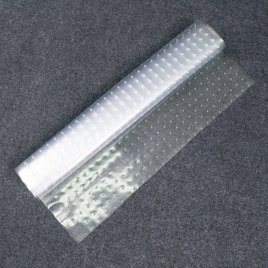 Clear Carpet Protector Roll UK | Skid Resistant Vinyl Floor Mat 7 Foot Long 27" Width Transparent