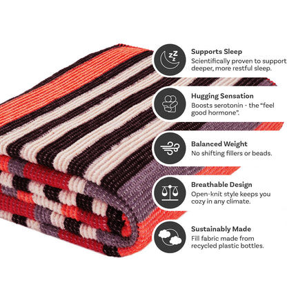 Dyed Yarn Reversible Throw Blanket - Evim Des 3