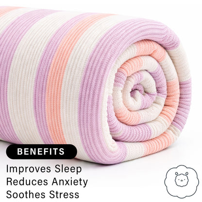 Dyed Yarn Reversible Throw