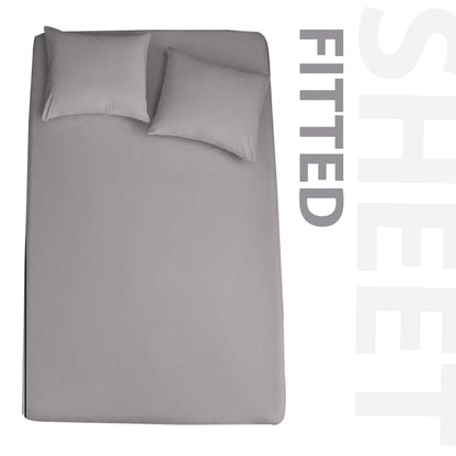 Extra Deep 25cm Fitted Sheet - Grey