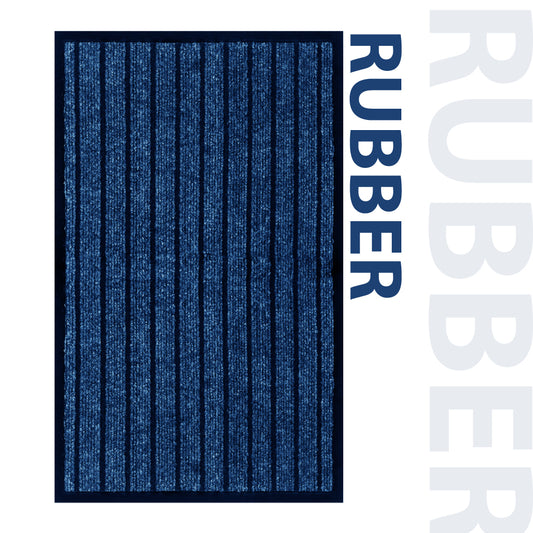 Non Slip Rubber Door Mat | Indoor & Outdoor Hallway Runner Rug | Heavy Duty Floor Barrier Mat