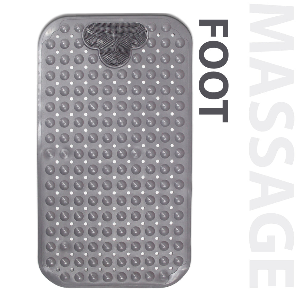 Non Slip Bath Mat Bathtub Strong Suction Anti Mold Extra Large Rubber Foot massage Shower Mat