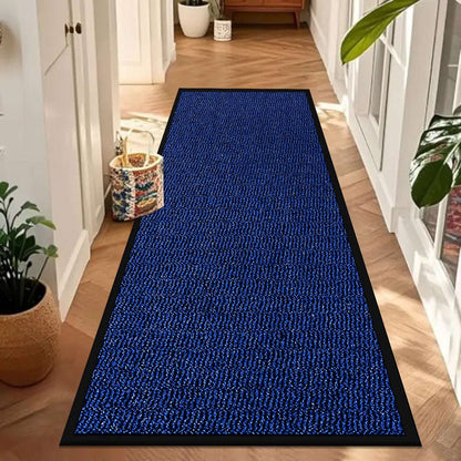 Non Slip Rubber Door Mat UK | Indoor Outdoor Heavy Duty Entrance Mat | Design 0115 60 x 90 cm Red - Sunny Rubber Mat