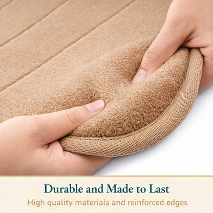Non Slip Bath Mat Extra Large Bathroom Rug Water Absorbent Toilet Pedestal Mats