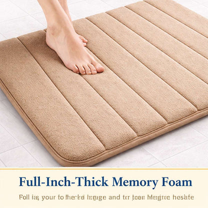 Non Slip Bath Mat Extra Large Bathroom Rug Water Absorbent Toilet Pedestal Mats