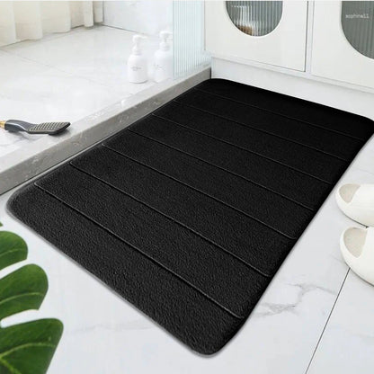 Non Slip Bath Mat Extra Large Bathroom Rug Water Absorbent Toilet Pedestal Mats