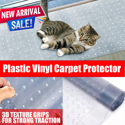 Clear Carpet Protector Roll | Transparent Floor Mat for Carpets & Rugs