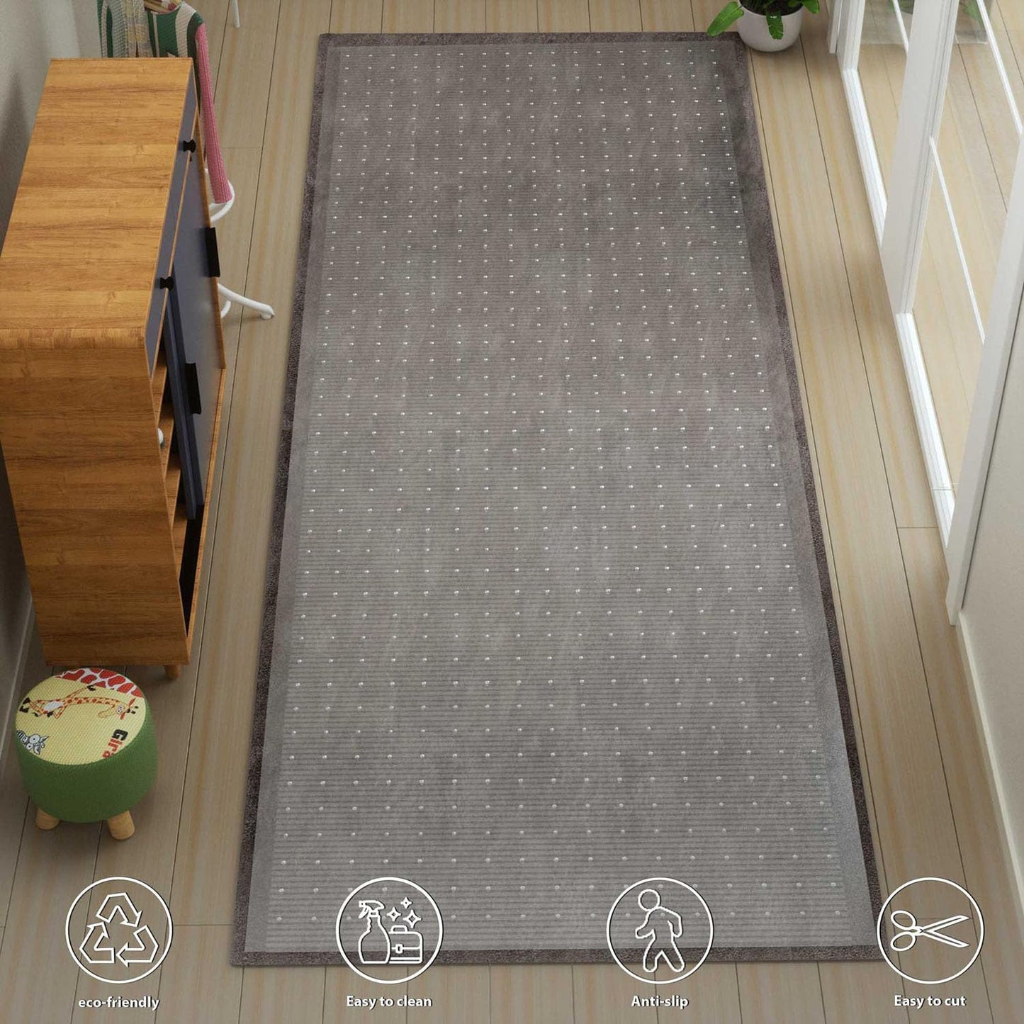 Clear Carpet Protector Roll | Transparent Floor Mat for Carpets & Rugs