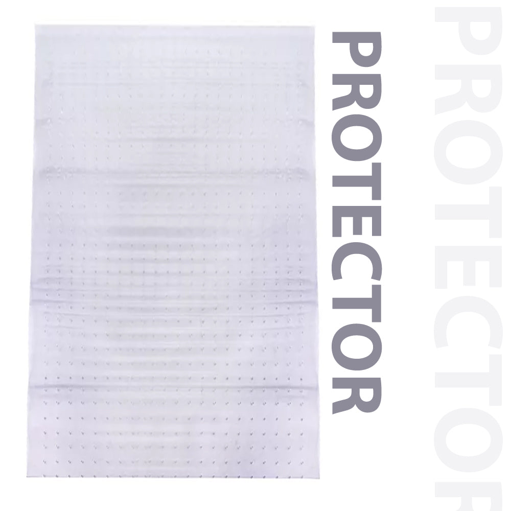 Clear Carpet Protector Roll – Skid-Resistant Plastic Carpet Protector for Deep Pile Floors and Rug