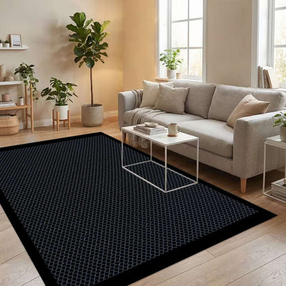 Haven Non Slip Rubber Door Mat UK | Indoor Outdoor Heavy Duty Entrance Mat 60 x 180 cm Grey - Mesh Rubber Mat