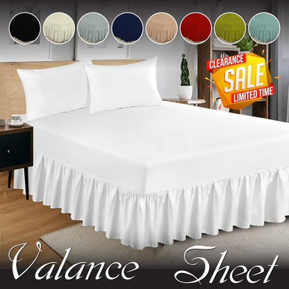Extra Deep Fitted Sheet UK | 25CM Soft Bed Sheet Single Double King | Design 0137 Single Purple