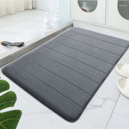 Non Slip Bath Mat Extra Large Bathroom Rug Water Absorbent Toilet Pedestal Mats