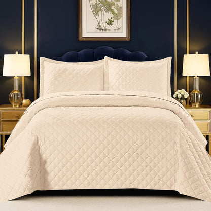 Embossed Three Piece Bedspread