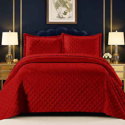 Embossed Three Piece Bedspread