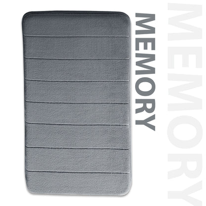 Non-Slip Absorbent Bathroom Mat | Bath Mat & Pedestal Mat Set