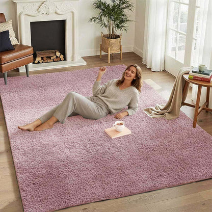 Soft Shaggy Area Rug | Living Room, Bedroom & Hallway Rug