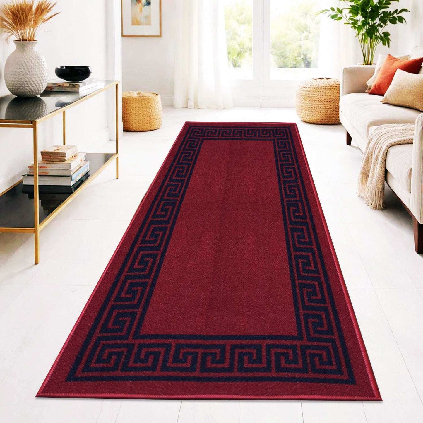 Greeky Pattern Hallway Runner