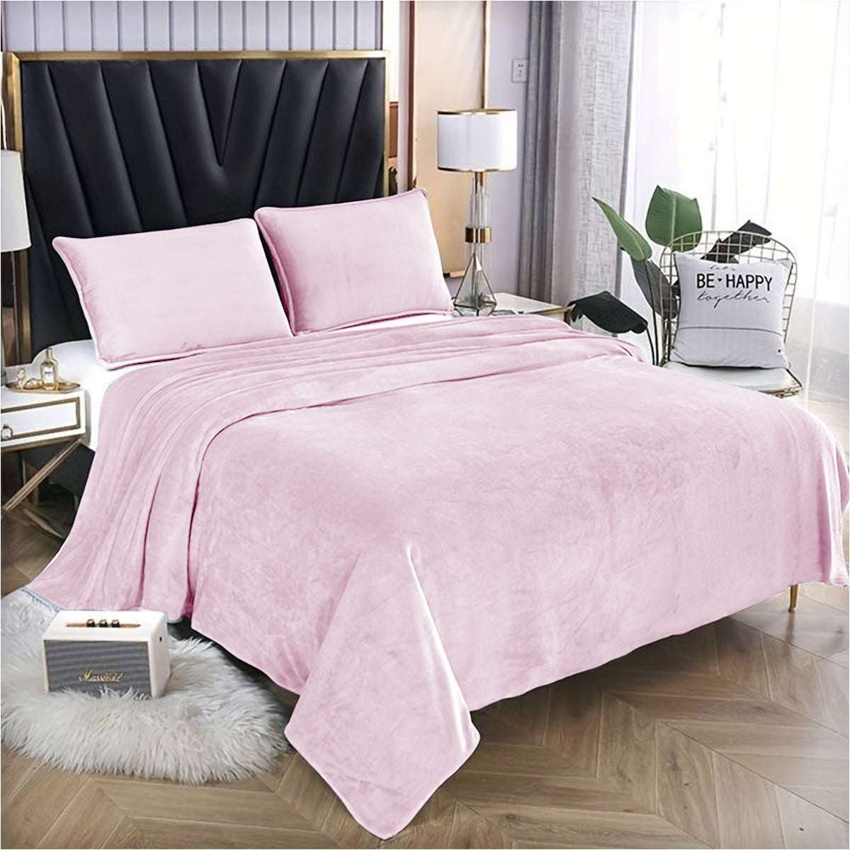Large Faux Fur Throw