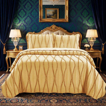 Luxury Quilted Bedspread Set