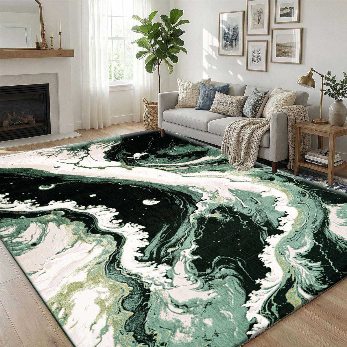 Marble Luxe Soft Area Rug