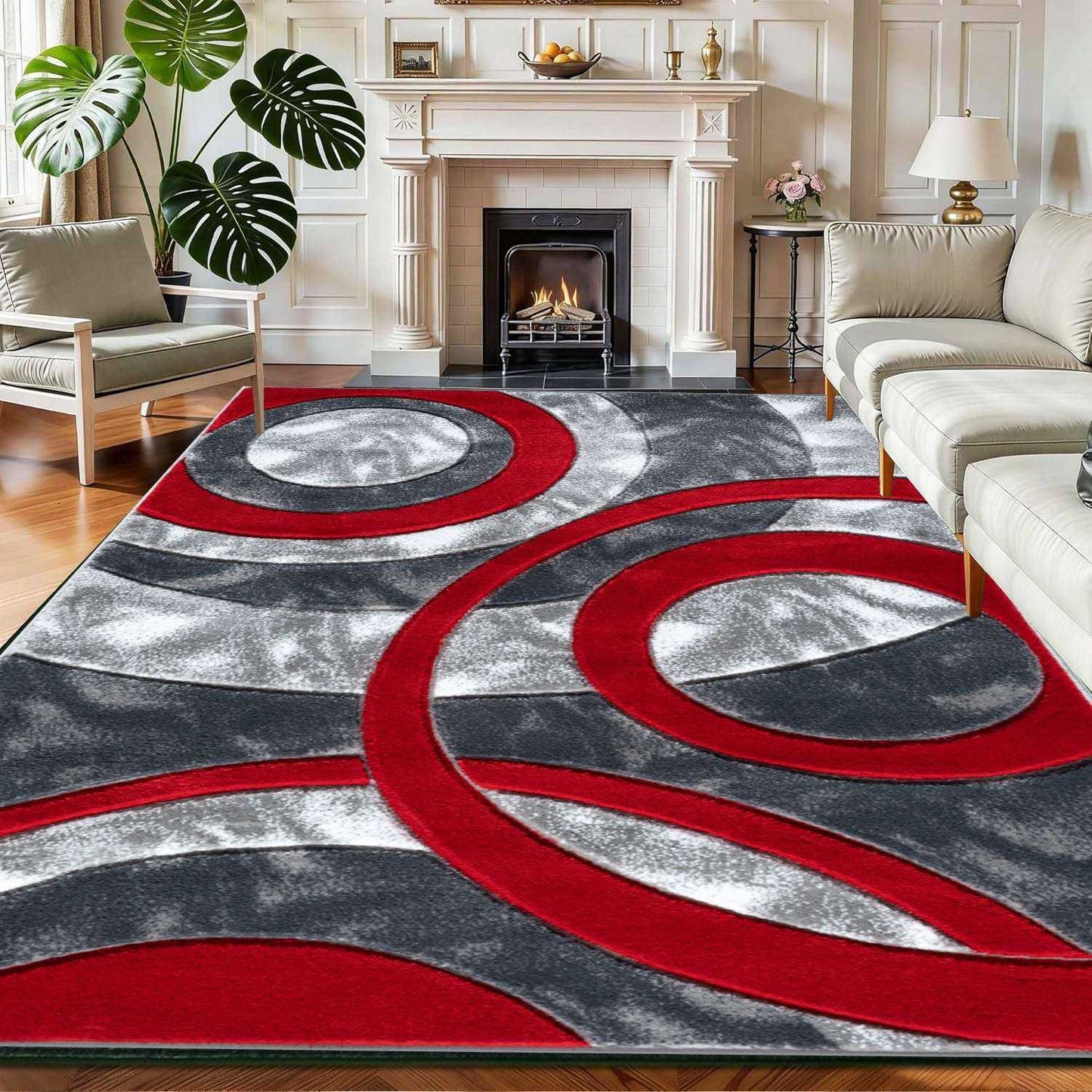 Modern Statement Living Room Rug