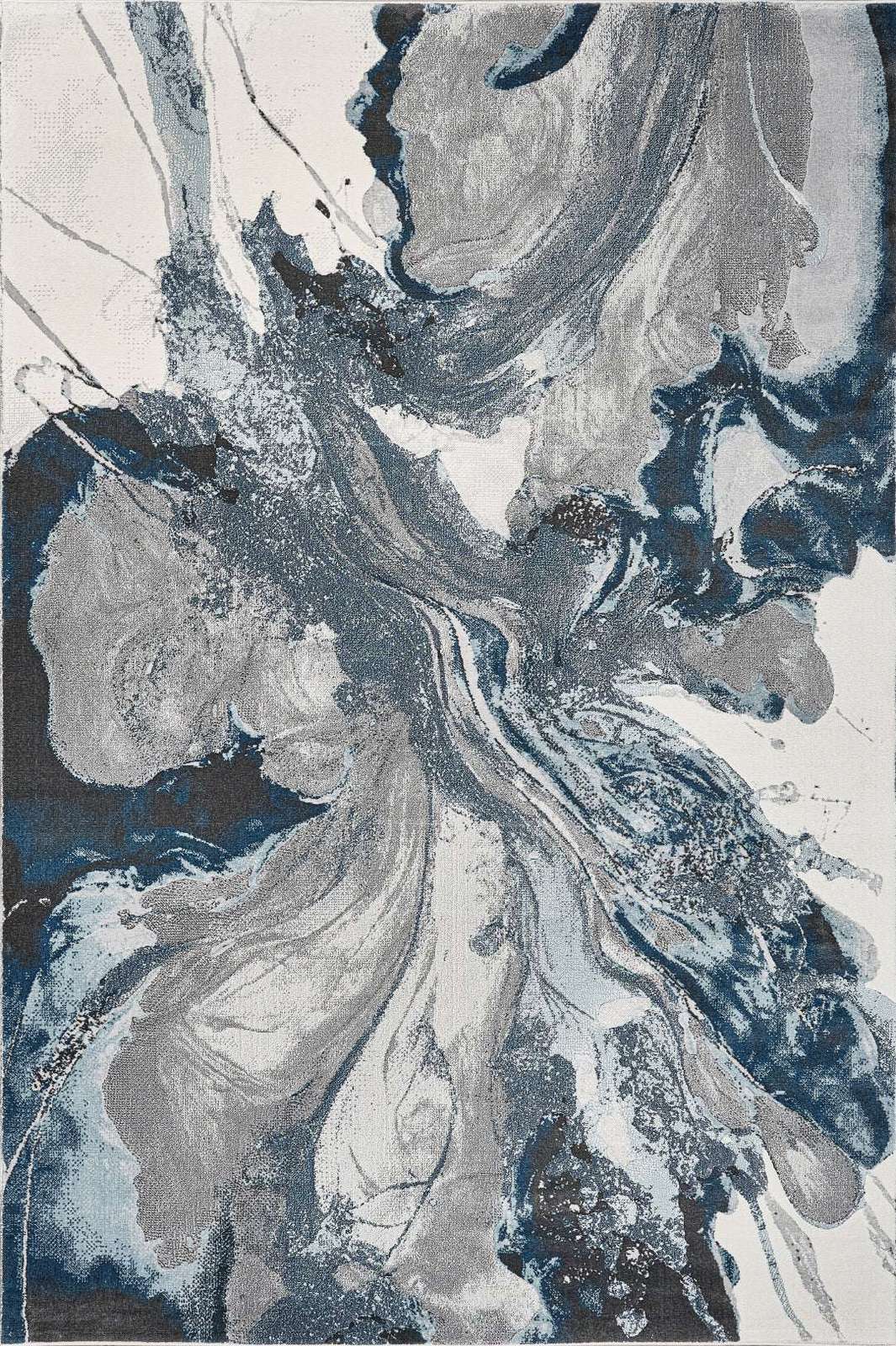 Mottled Fluffy Bedroom Rug