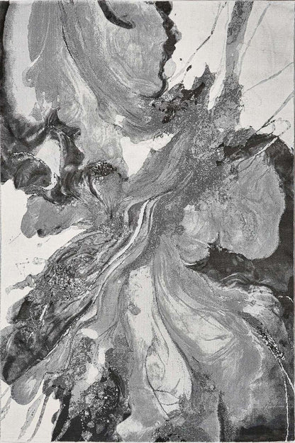 Mottled Fluffy Bedroom Rug