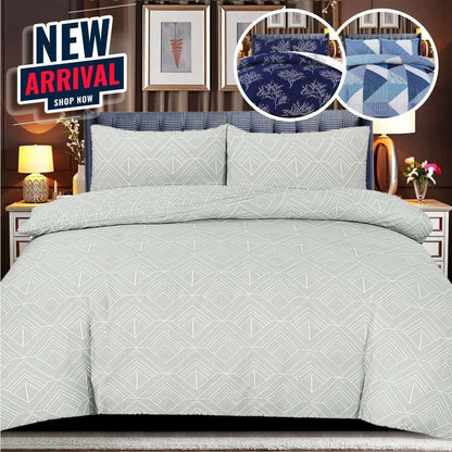 Reversible Duvet Cover Set - Midnight Tree