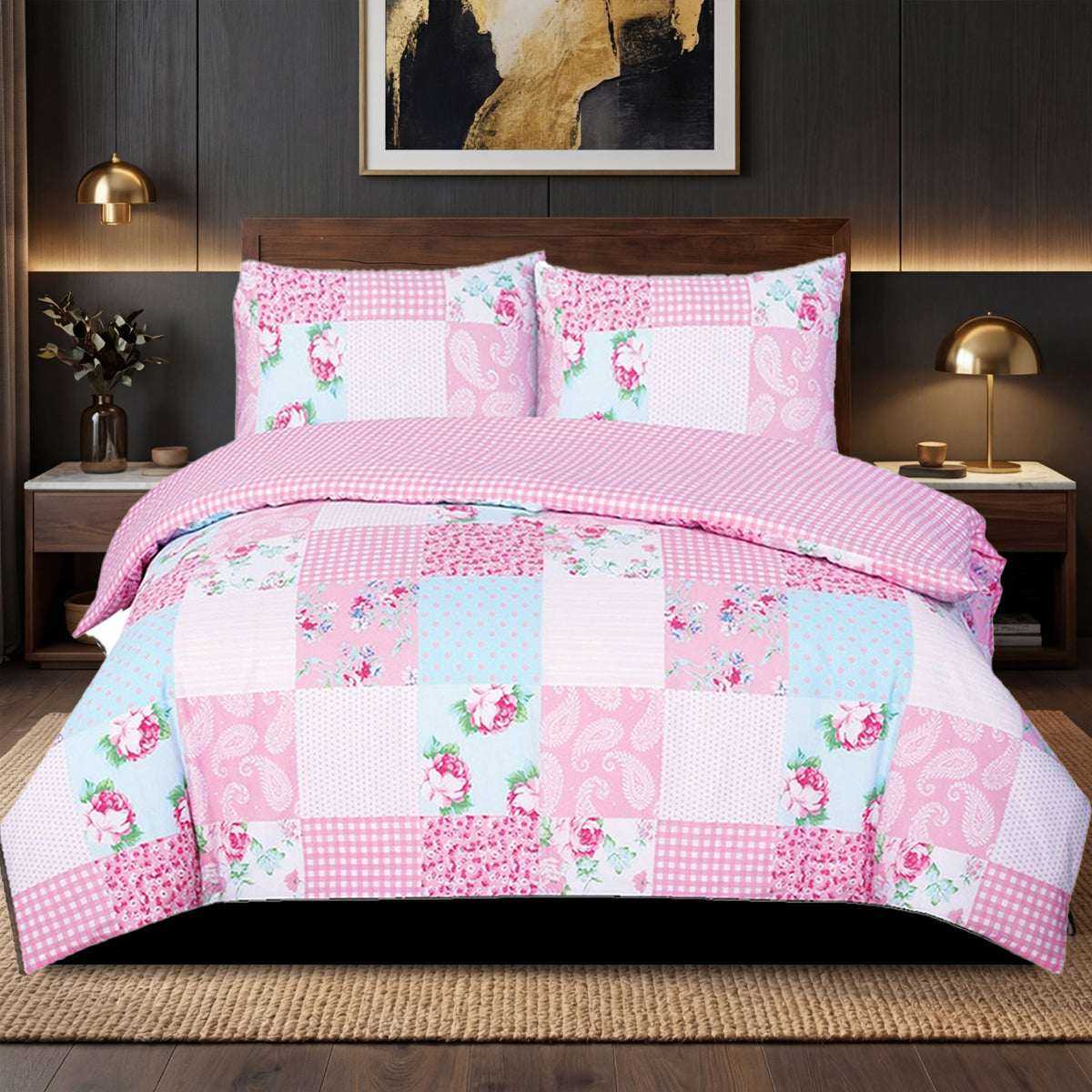 Floral Duvet Cover Bedding Set with Pillowcase(s)