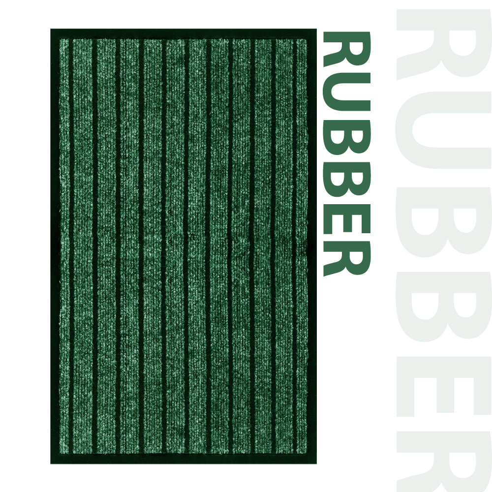 Rubber Backed Door Mat - Green