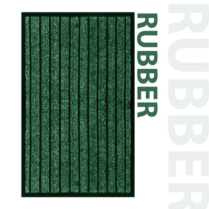 Rubber Backed Door Mat - Green