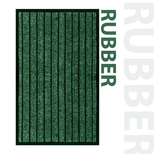 Rubber Backed Door Mat - Green