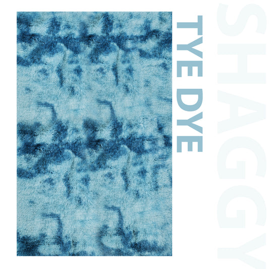 Thick Shaggy Area Rug - Grey