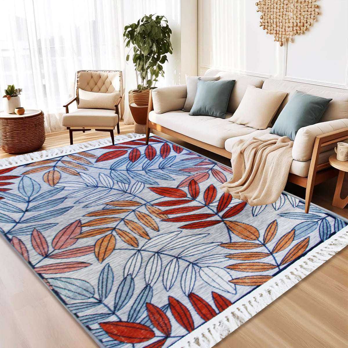 Vintage Printed Traditional Rug