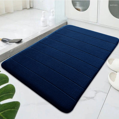 Non Slip Bath Mat Extra Large Bathroom Rug Water Absorbent Toilet Pedestal Mats