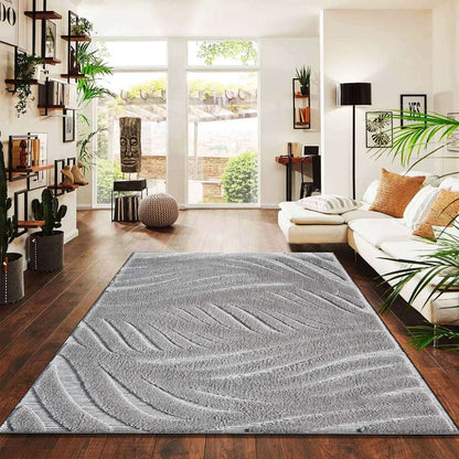Non Slip Hallway Runner Rug UK | Long Kitchen Carpet Runner Mat | Design 0113 120 x 170 cm Beige - Comfy Design 3