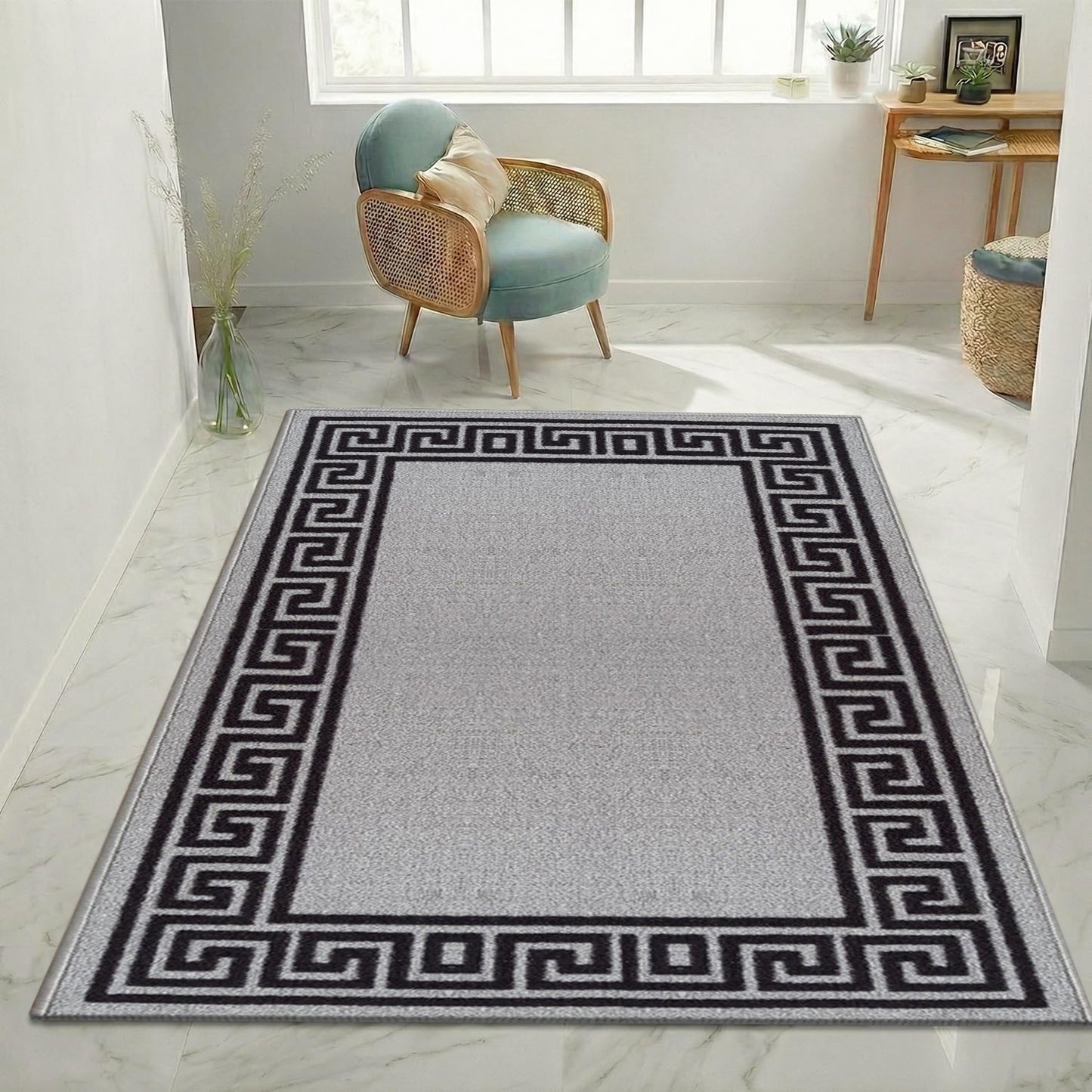Greeky Non Slip Area rug door mat Hall Runner Rug Long Hallway Runner Kitchen Carpet Door Mats Floor Mats