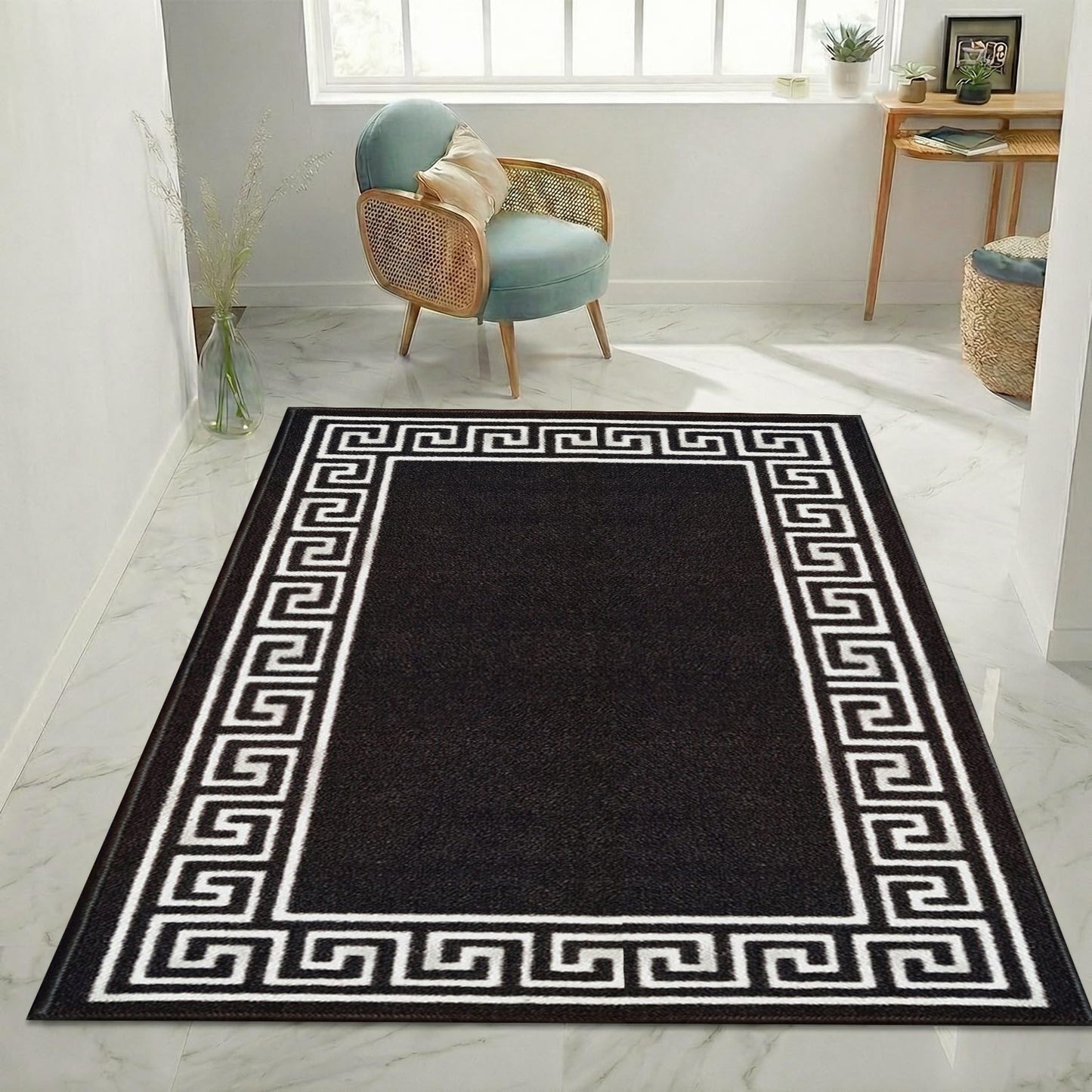 Greeky Non Slip Area rug door mat Hall Runner Rug Long Hallway Runner Kitchen Carpet Door Mats Floor Mats